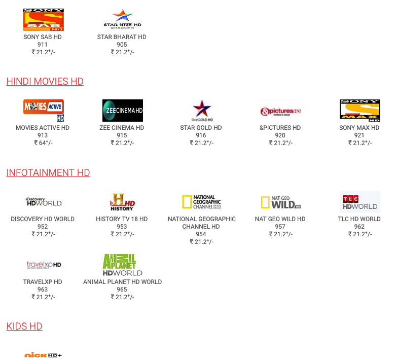 Videocon D2H Channel list 🤯 Price {Updated] PDF 🤓