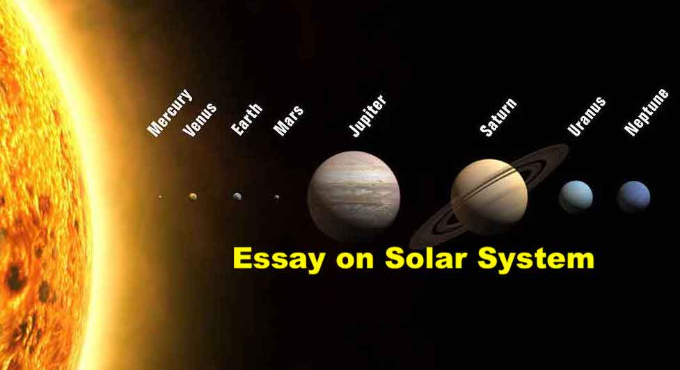 type an essay on solar system