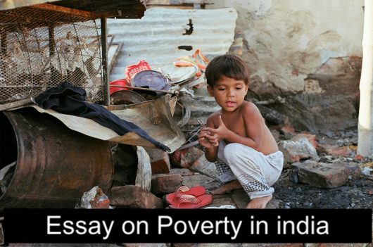 Essay on Poverty in india