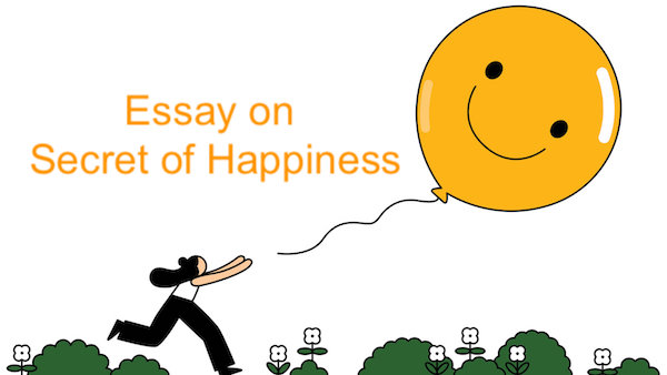 essay on secret of happiness